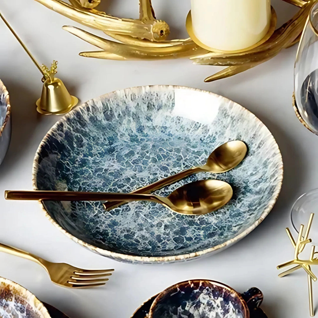 Water Ripple Plate 6-Piece Set