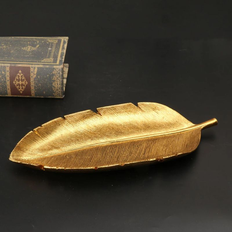 Gold Leaf Decor Tray
