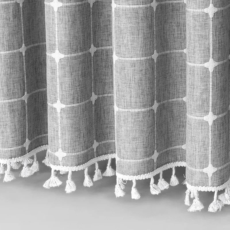 Bohemian Linen Shower Curtain