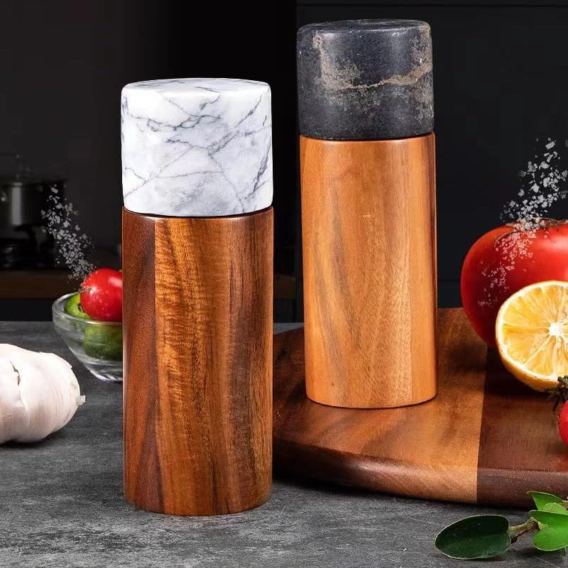 Marble & Acacia Wood Grinders