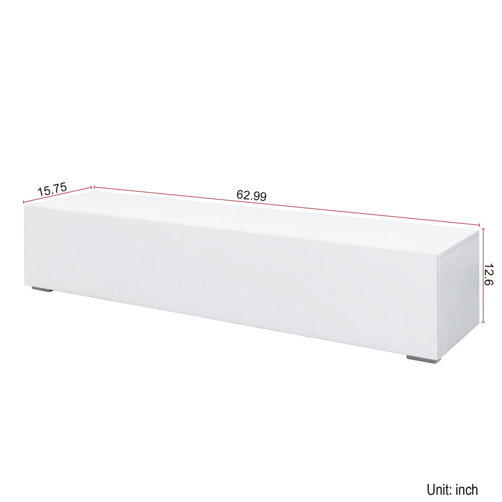 Modern Entertainment Center with Storage Media Console