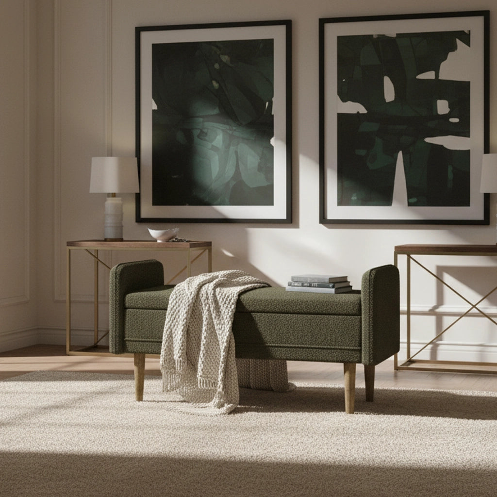 Teddy Velvet Storage Bench