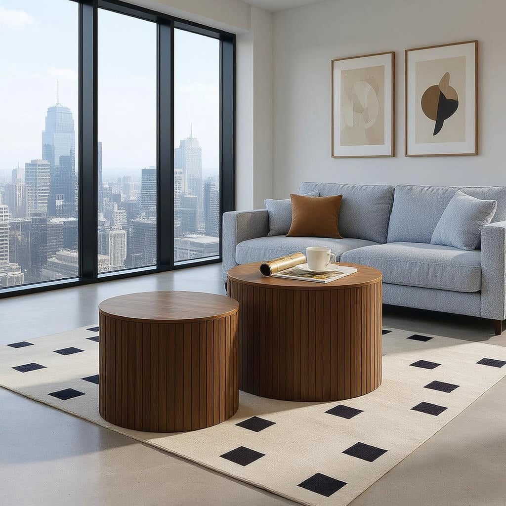 Walnut Nesting Coffee Table