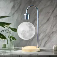 Levitating Wireless Charging Moon Lamp