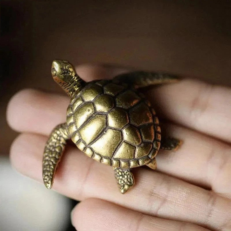 Small Brass Turtle