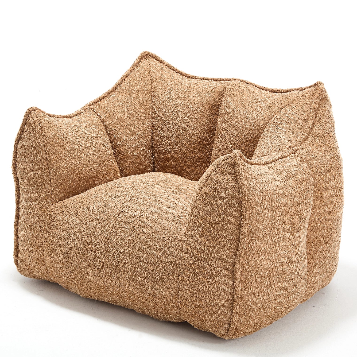 Indoor Oversized Bean Bag Chair & Soft Foam & Chenille Cover