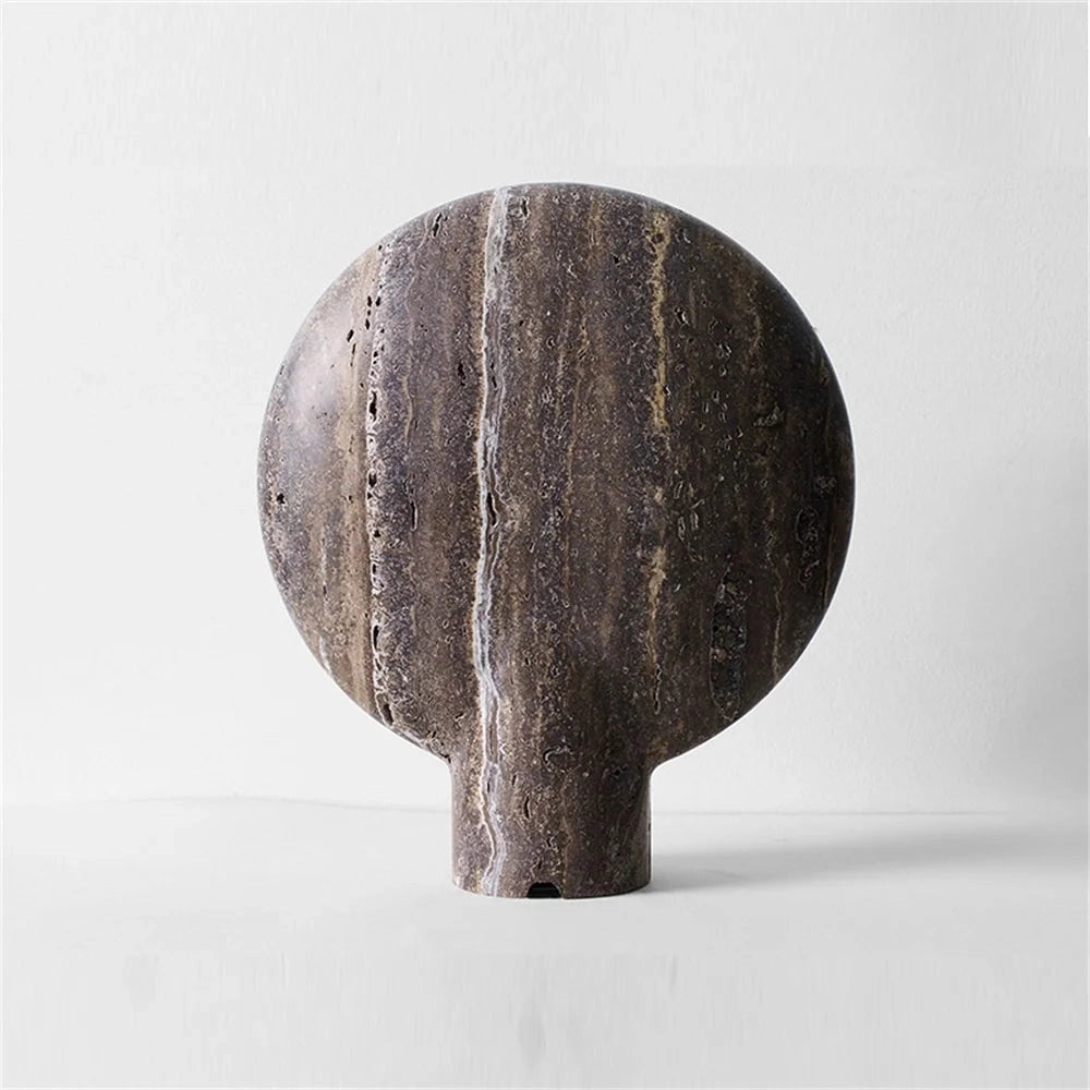 Faux Travertine Stone Lamp