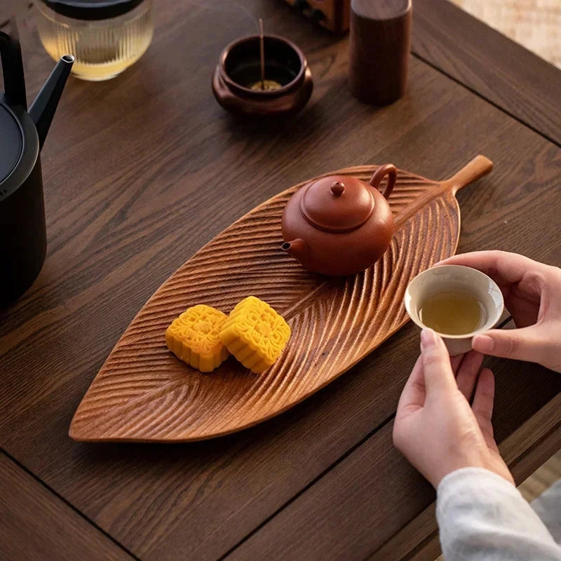 Wood Leaf Tray
