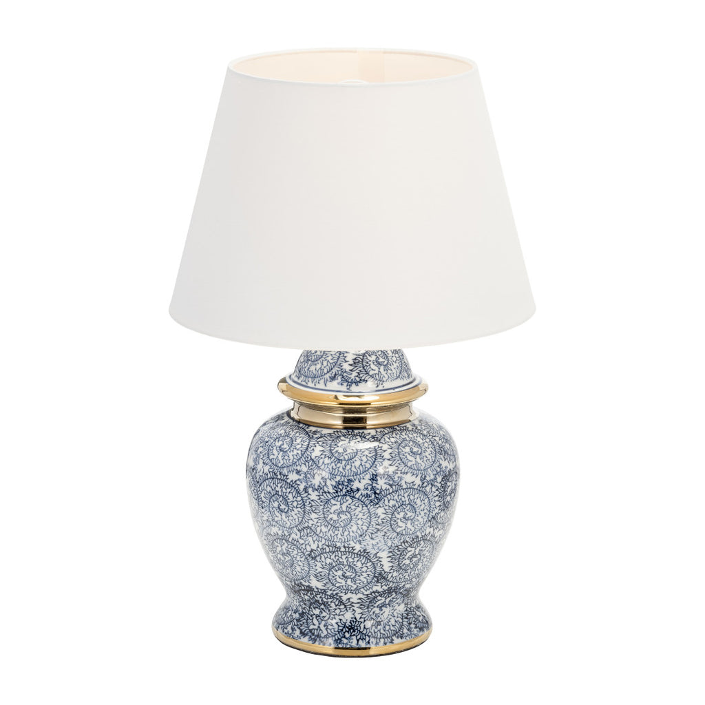 Ceramic Novelty Chinoiserie Table Lamp