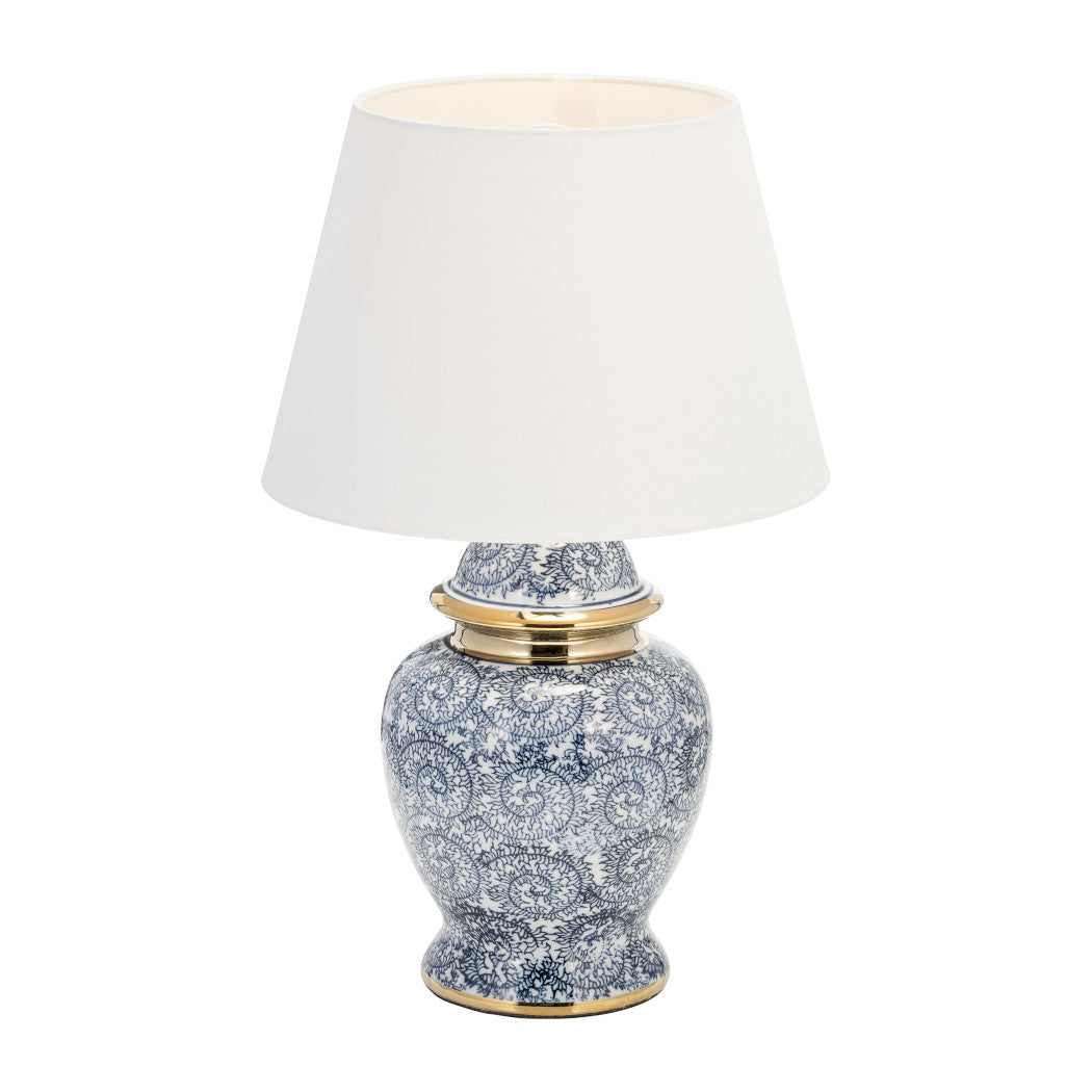 Ceramic Novelty Chinoiserie Table Lamp