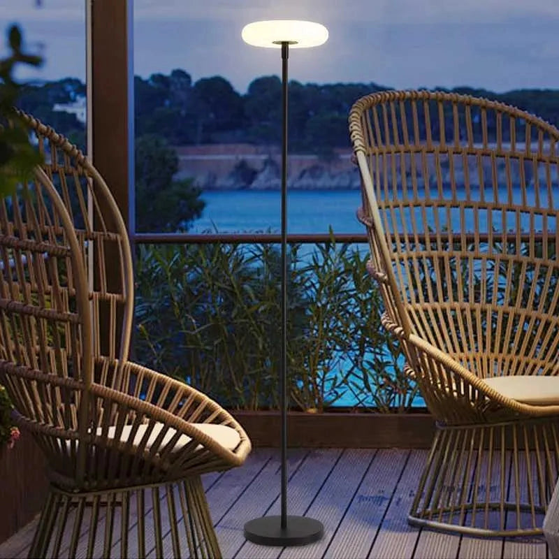 Tall Solar Floor Lamp