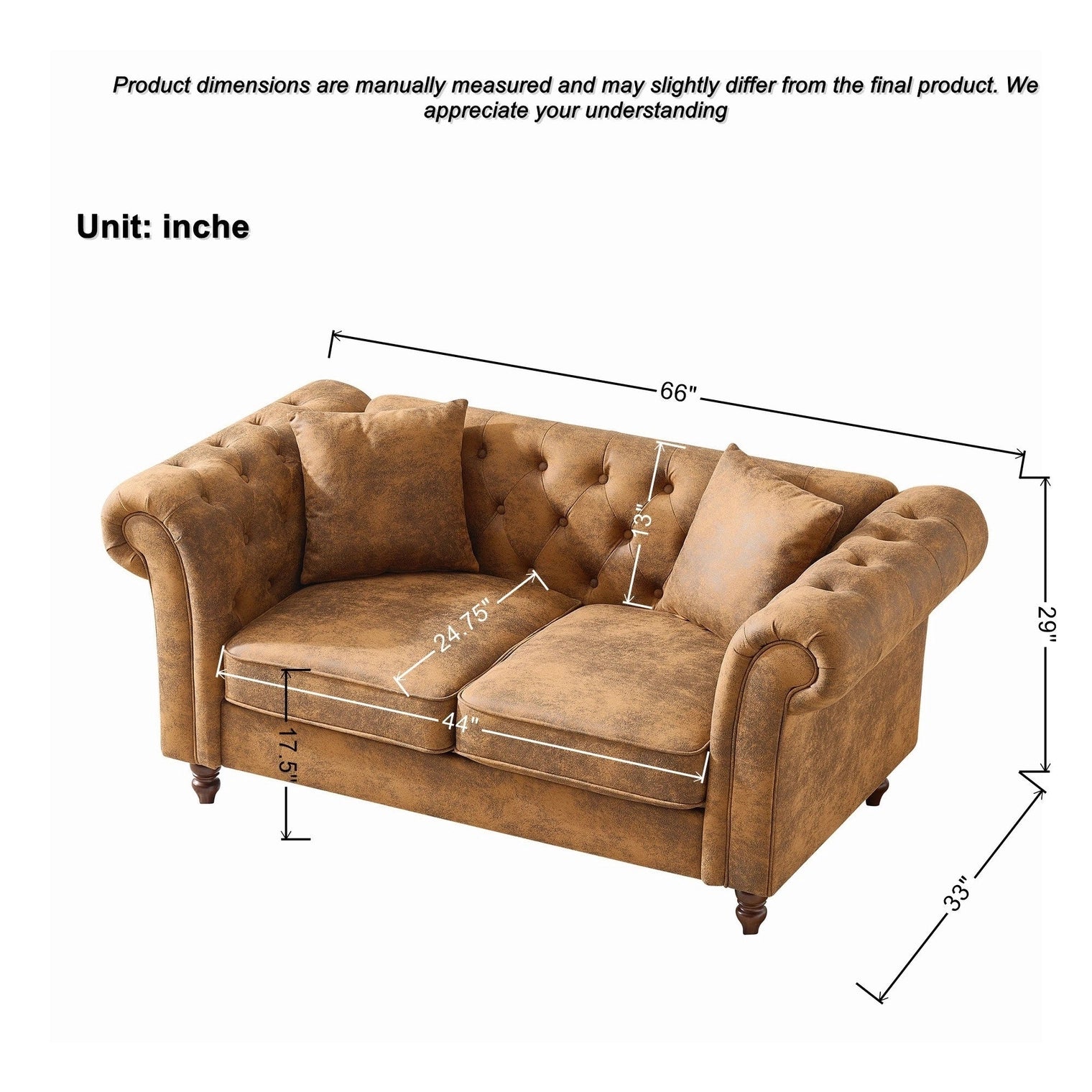 Chesterfield Faux Leather 3+2 Seater Sofa Set