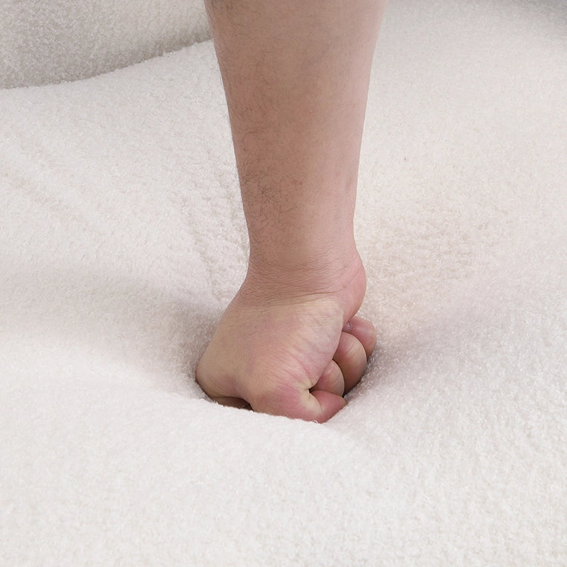 Modern Accent Chair with Ottoman, Lounge Chair with Footrest