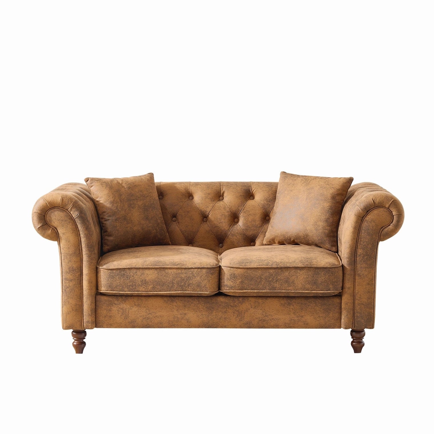 Chesterfield Faux Leather 3+2 Seater Sofa Set