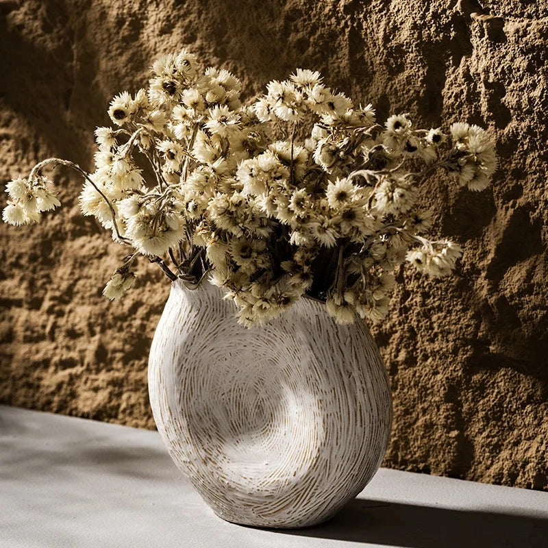 Irregular Geometric Ceramic Vase