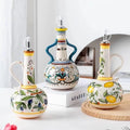 Amalfi Olive Oil Bottle | Ceramic Dispenser | Kitchen Decor