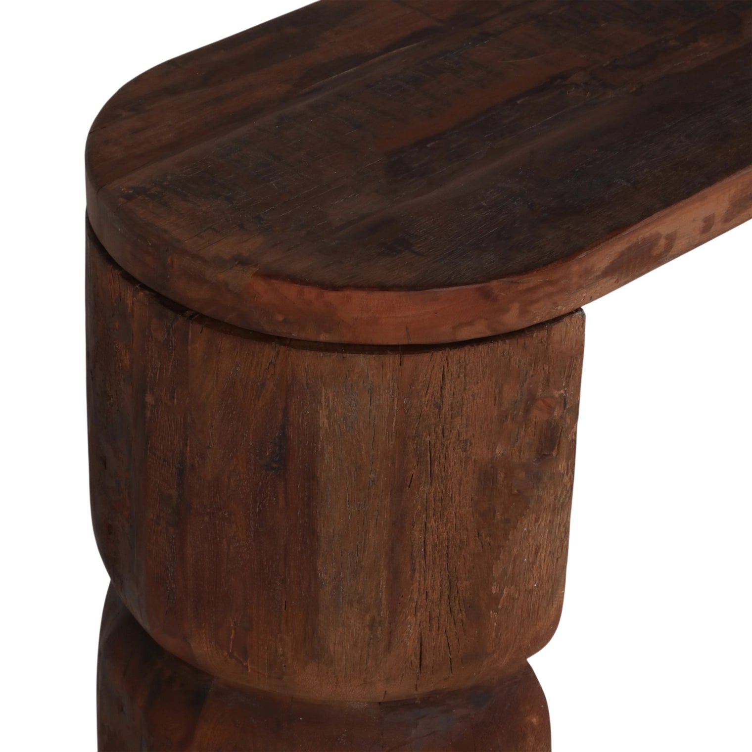 Reclaimed Wood Handcrafted Console Table