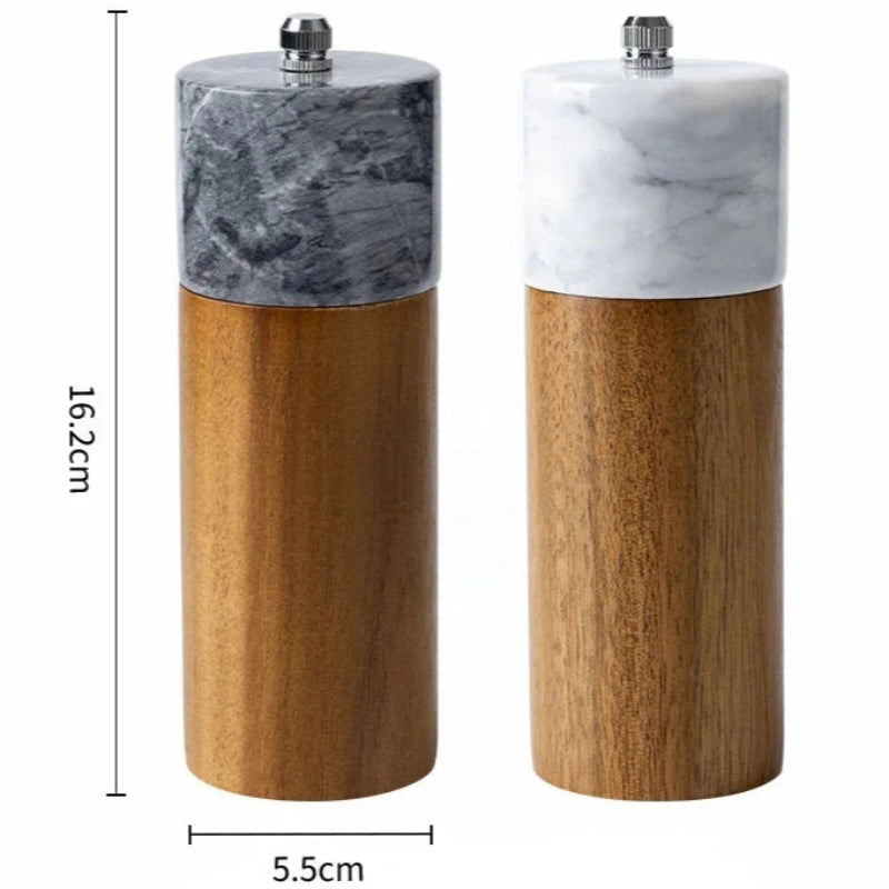 Marble & Acacia Wood Grinders