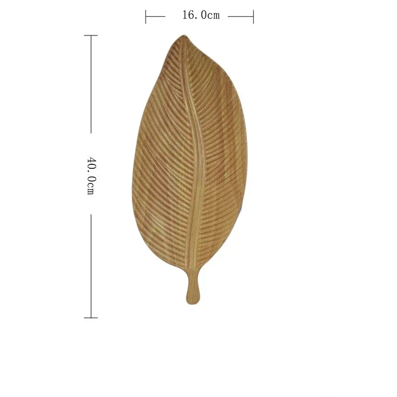 Wood Leaf Tray