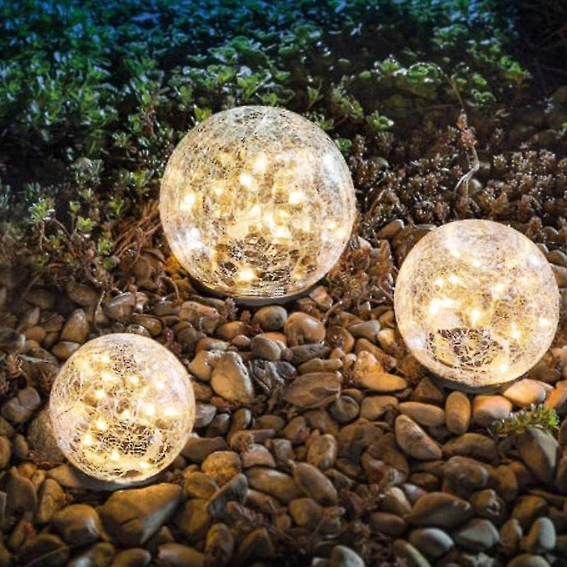Solar Globe Lights 2-Piece Set
