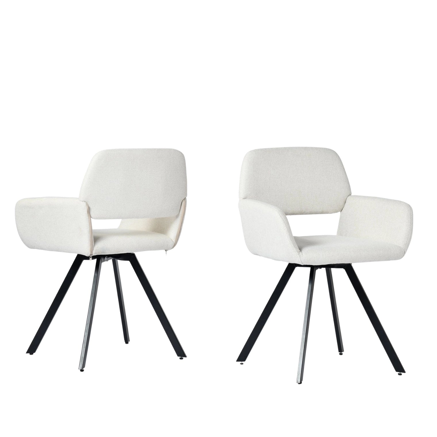 Stan 5 Piece Walnut & California Upholstered Dining Set