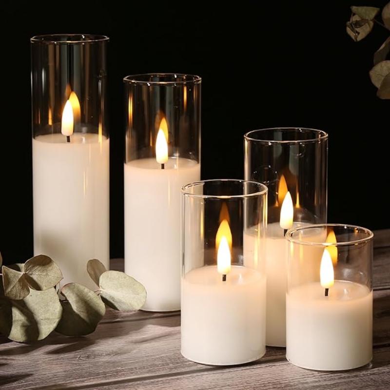Flameless Candles (Set of 9)