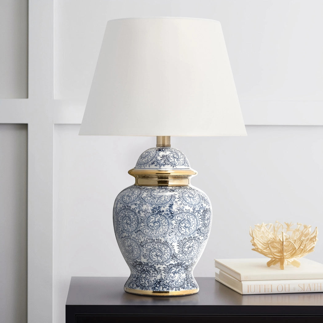 Ceramic Novelty Chinoiserie Table Lamp