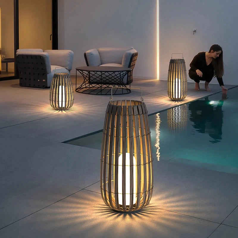 Garden Rattan Light