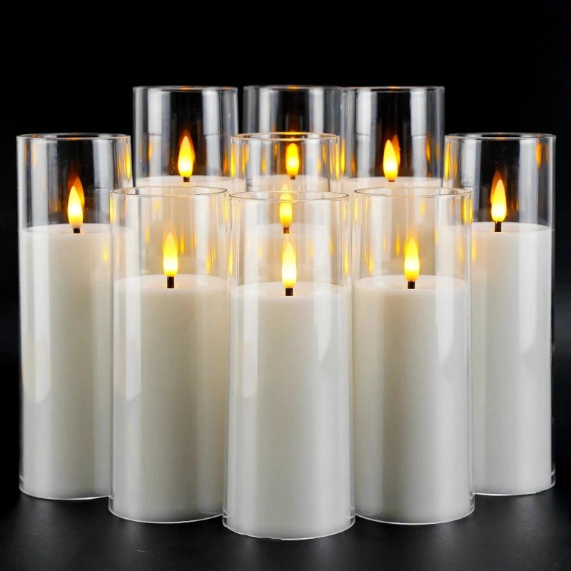 Flameless Candles (Set of 9)