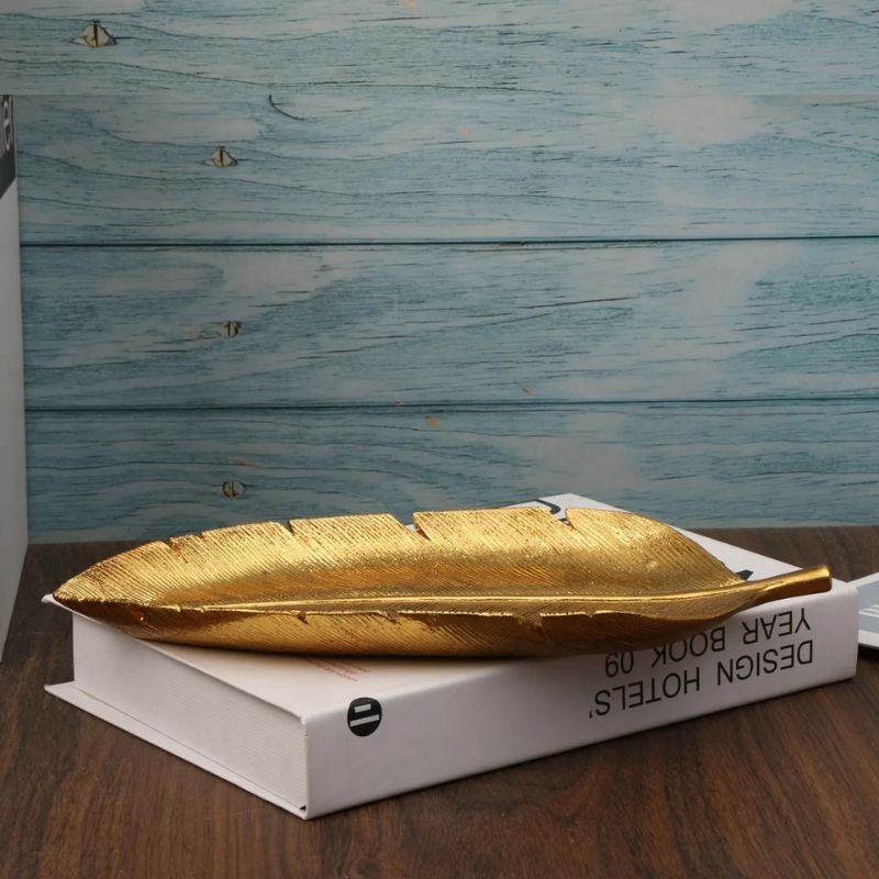 Gold Leaf Decor Tray