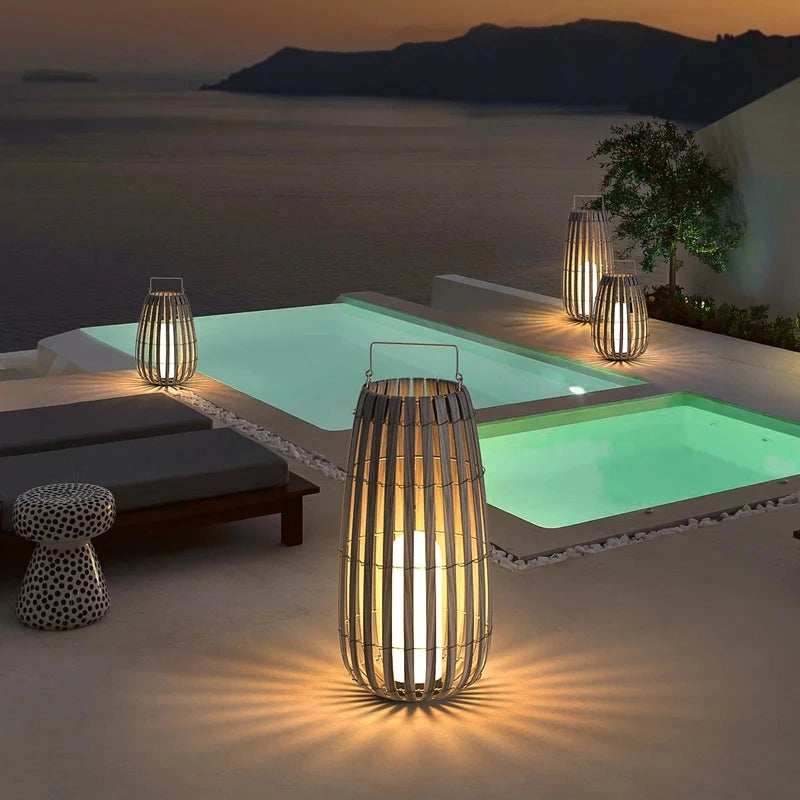 Garden Rattan Light