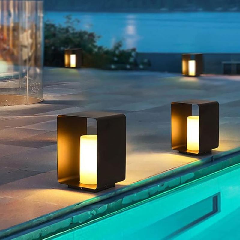 Black Twilight Solar Outdoor Lantern | Led Lantern | Décor