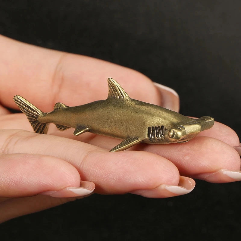 Brass Hammerhead Shark