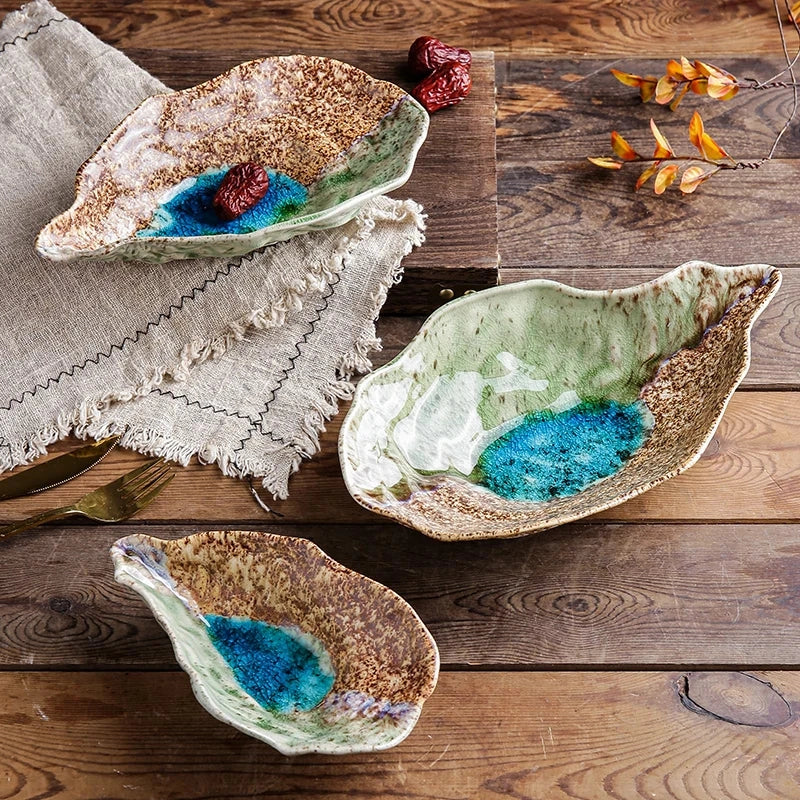 Coastal Pearl Glaze Dishes