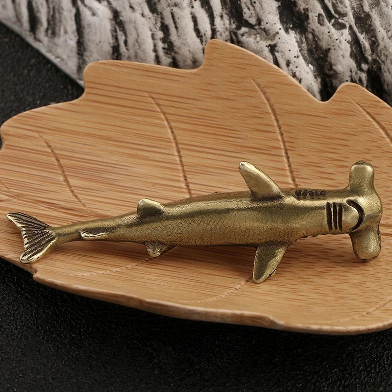 Brass Hammerhead Shark