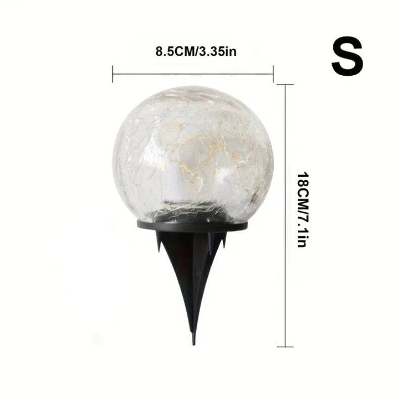 Solar Globe Lights 2-Piece Set