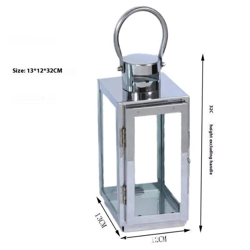 Stainless Steel Candle Lantern