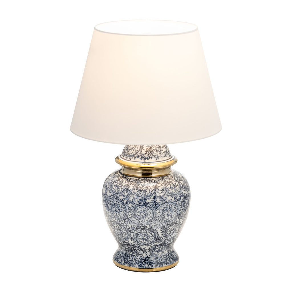 Ceramic Novelty Chinoiserie Table Lamp