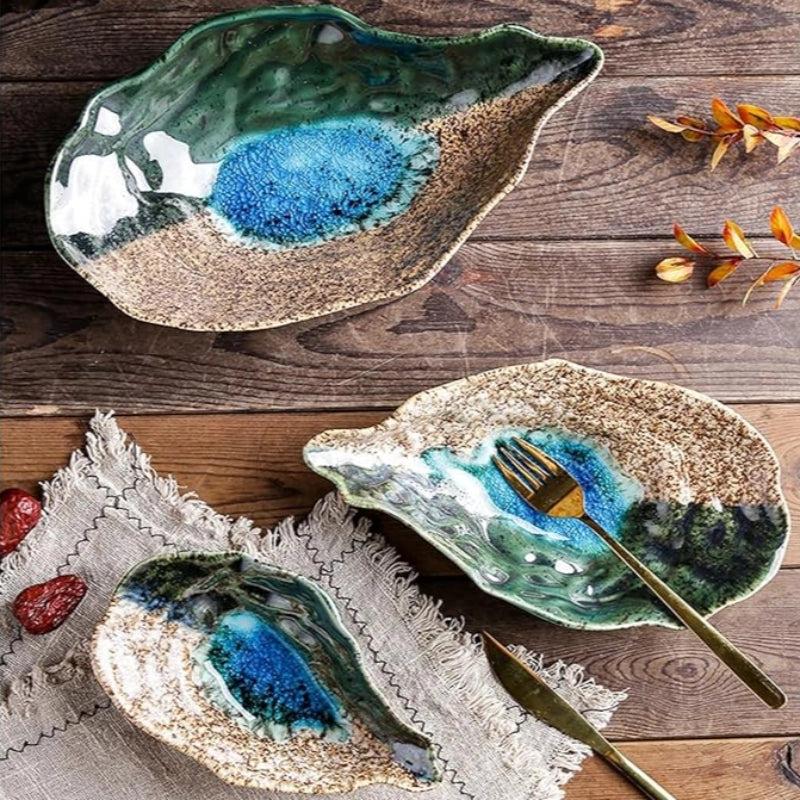 Coastal Pearl Glaze Dishes