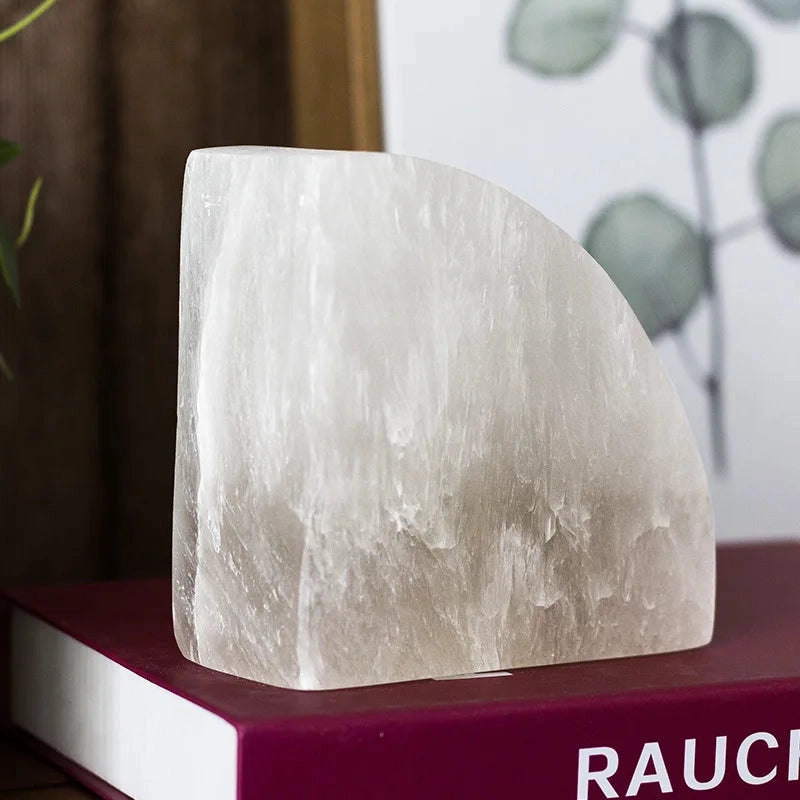 White Onyx Book Ends (Set of 2)