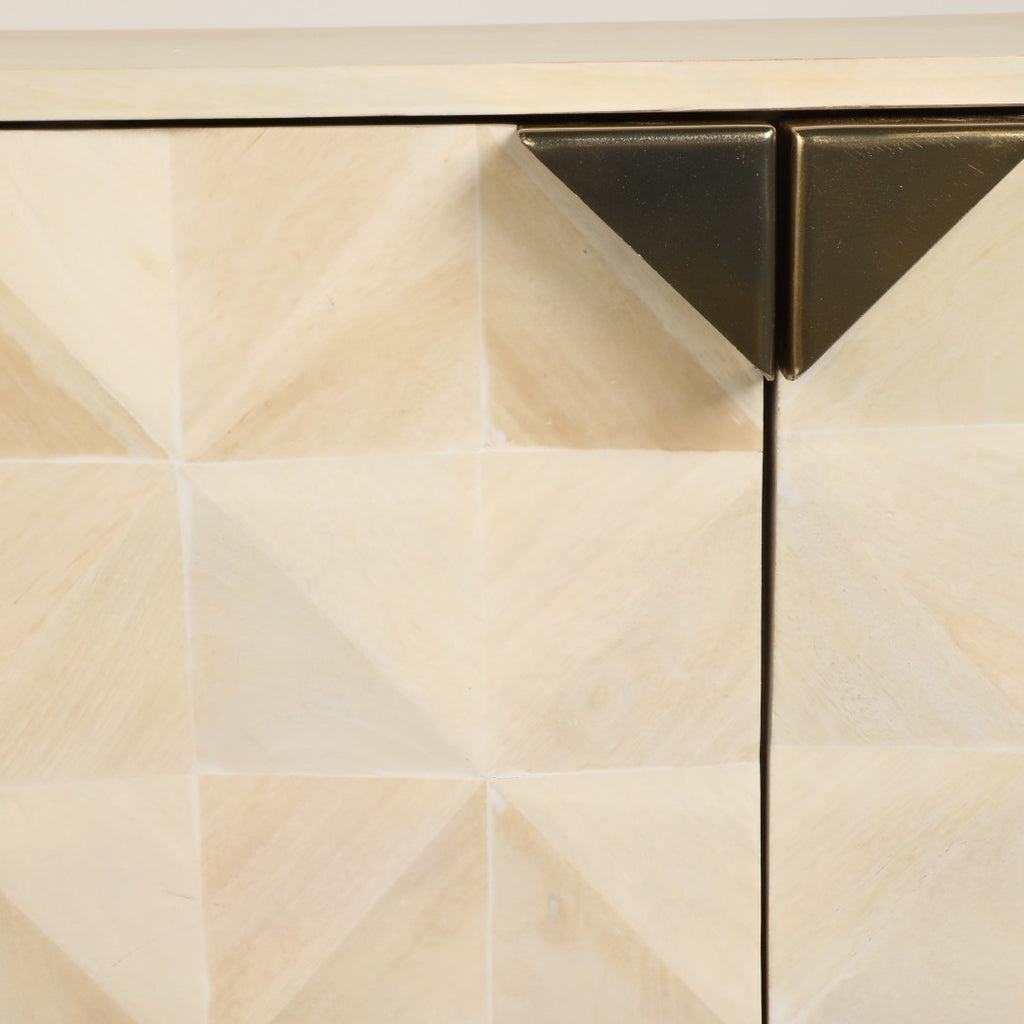 Wood Metal Modern Rectangle Chest