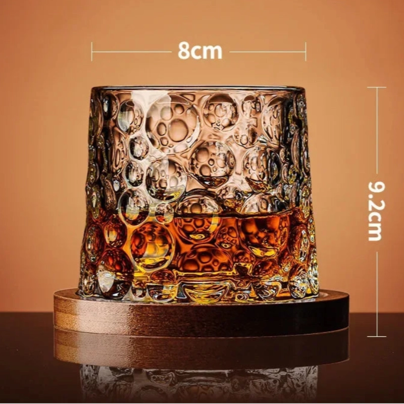 Rotating Whiskey Glass