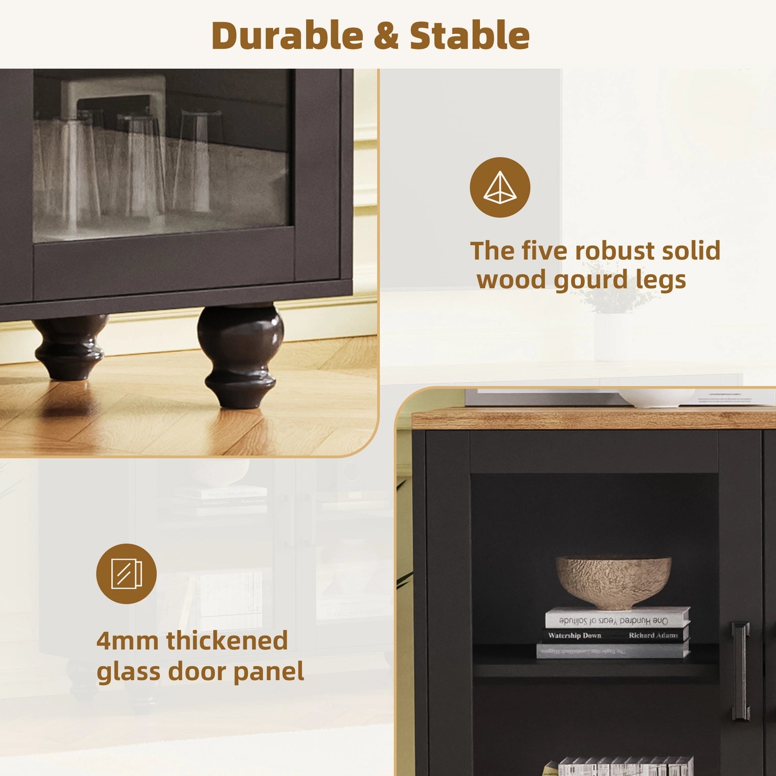 Entertainment Wall Unit Tv Stand & Adjustable Shelves