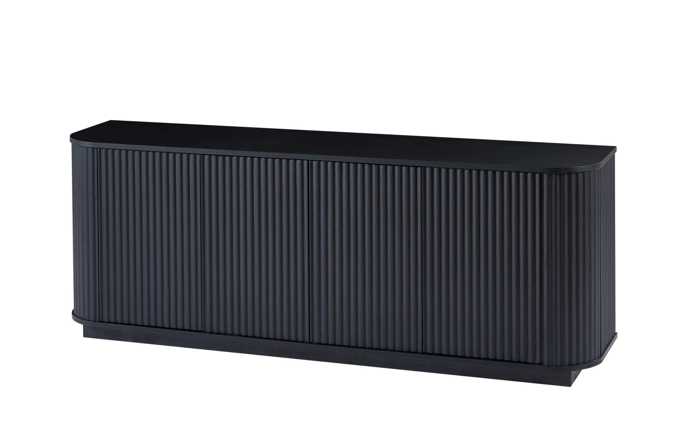 Fall Walnut Sideboard Cabinet with Adjustable Shelves