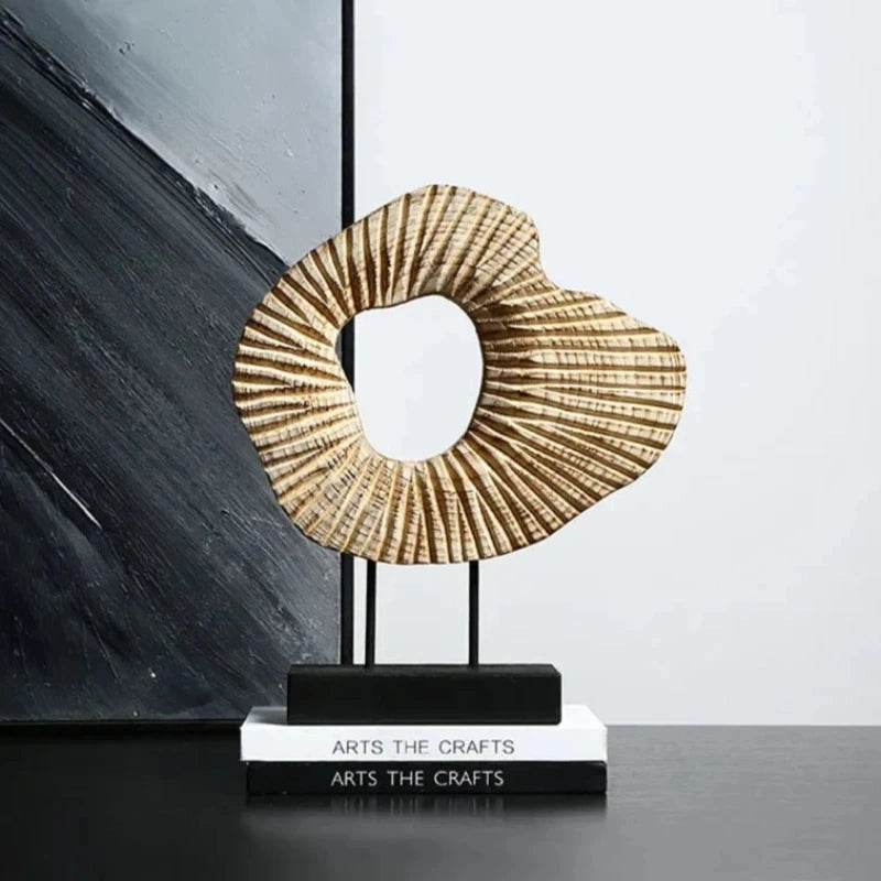 Artisanal Wooden Sculpture | Handcrafted Décor | Home Accent