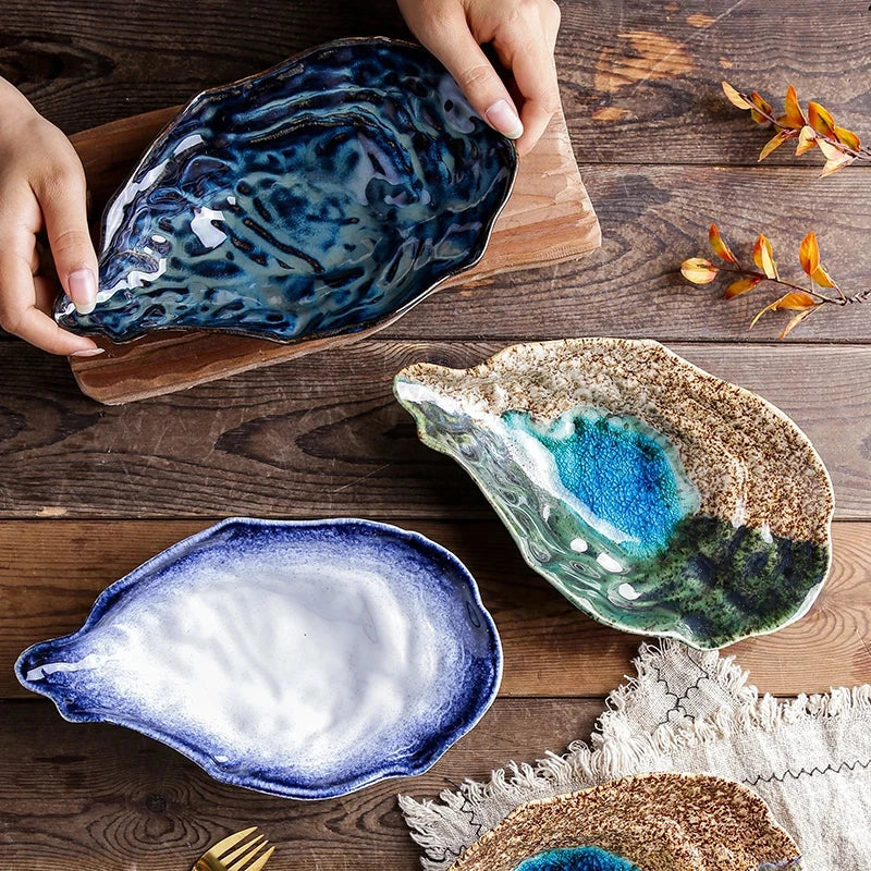 Coastal Pearl Glaze Dishes