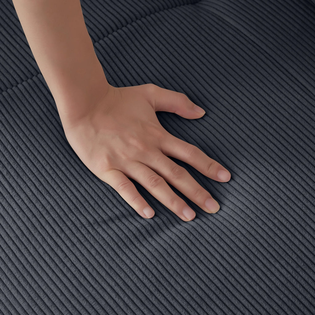 L-Shaped Modular Sectional Sofa Corduroy