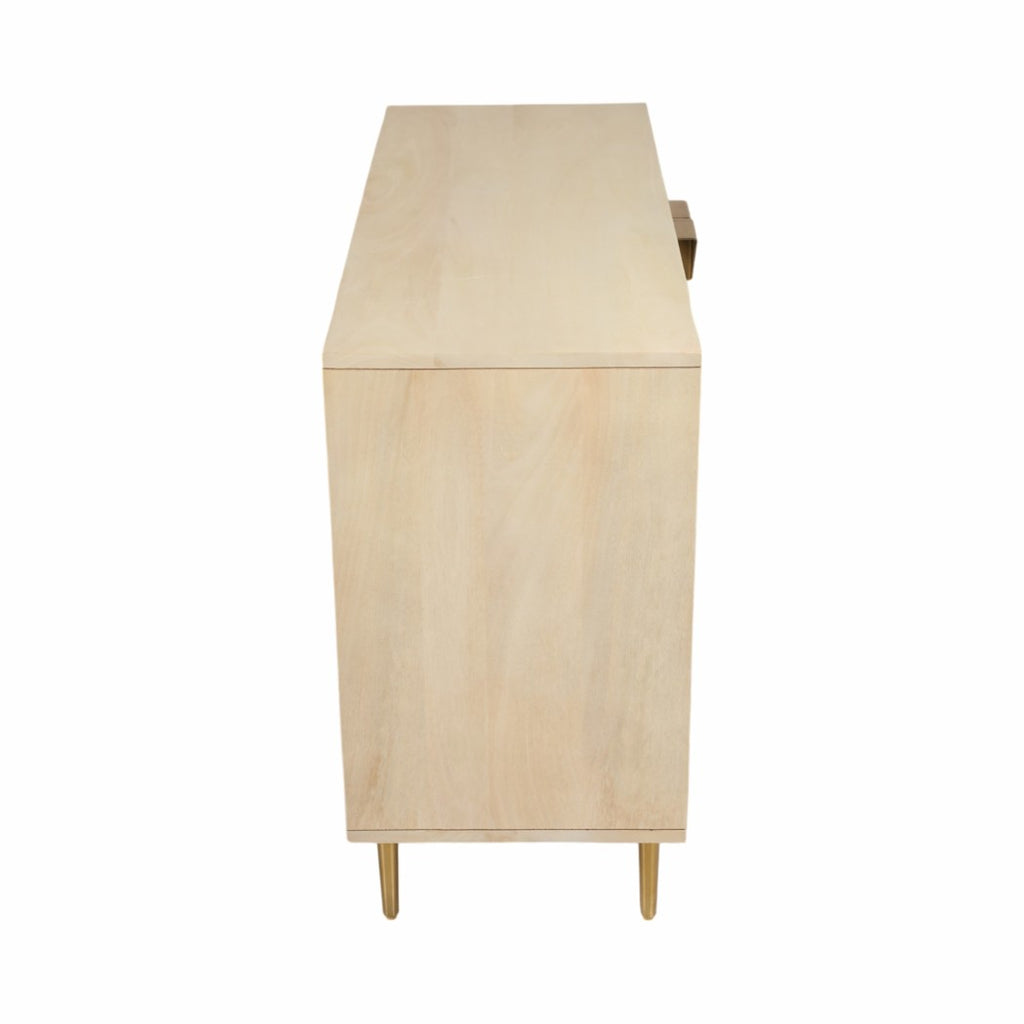 Wood Metal Modern Rectangle Chest