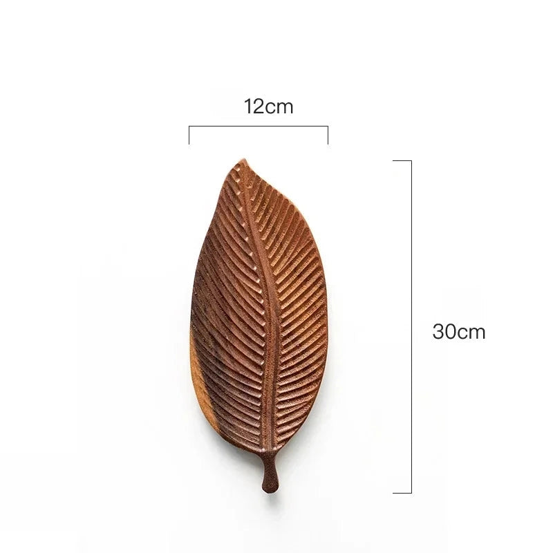 Wood Leaf Tray