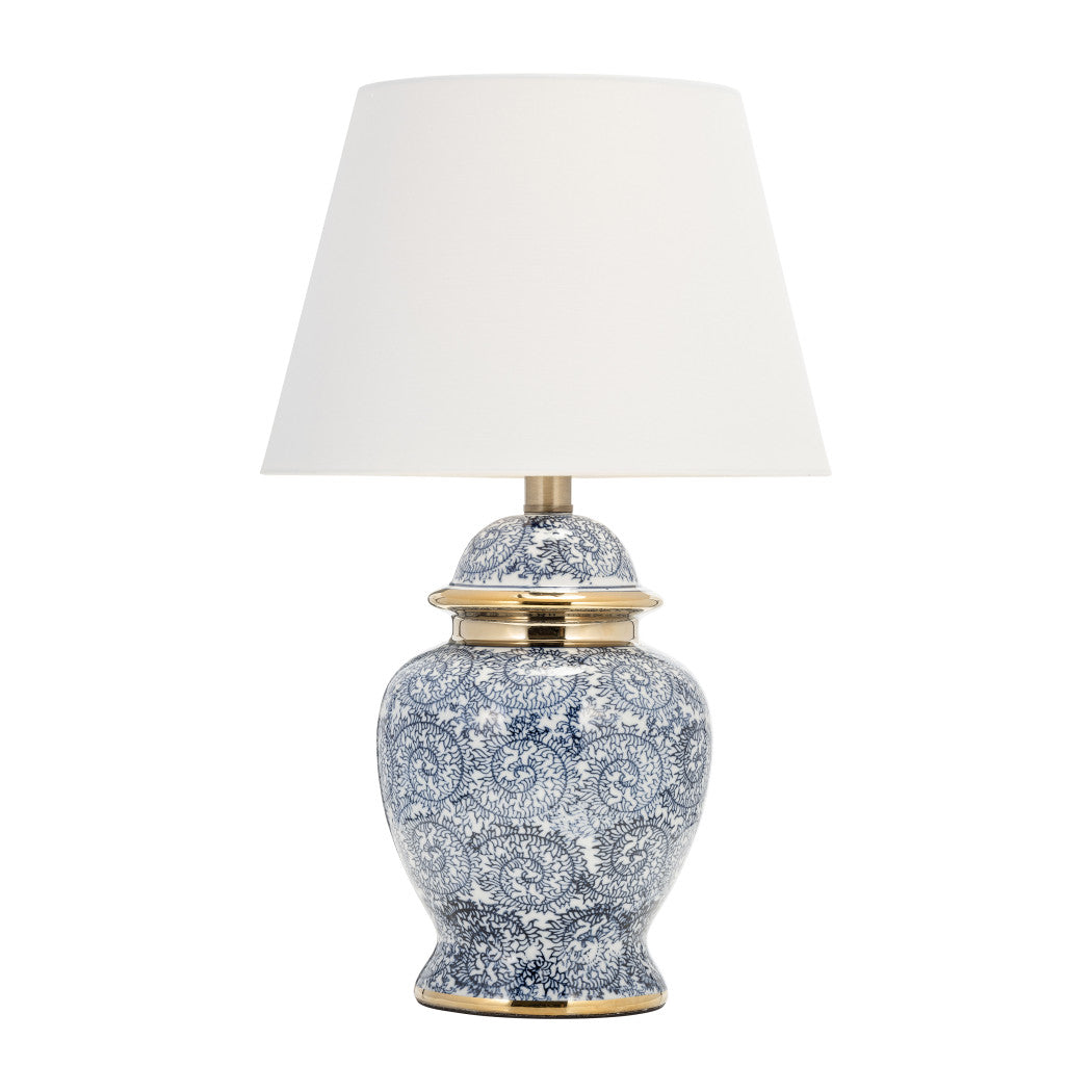 Ceramic Novelty Chinoiserie Table Lamp